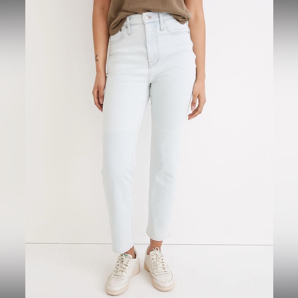 NWT Madewell The Momjean in Bloomfield Wash: TENCEL™ Denim Edition 28 ND633